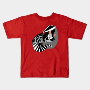 Love 365 Need a hug badgers and genets Red Kids T-Shirt